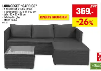 Hubo LOUNGESET CAPRICE aanbieding