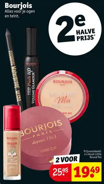 Kruidvat Bourjois aanbieding