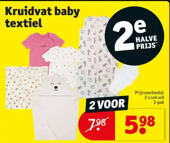 Kruidvat Baby Textiel aanbieding