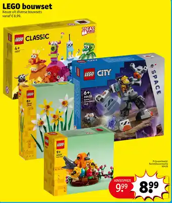 Kruidvat LEGO bouwset aanbieding
