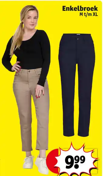 Kruidvat Enkelbroek M t/m XL aanbieding