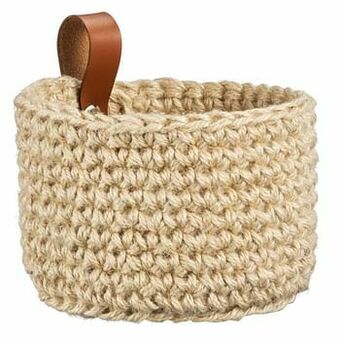 Mand Kristof - beige - 9xØ11 cm - Leen Bakker