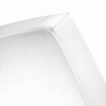 Leen Bakker Cinderella hoeslaken - wit - 90x200/210 cm - Leen Bakker aanbieding
