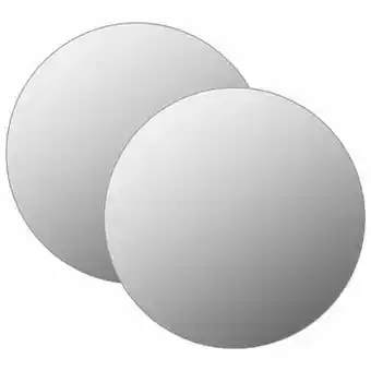 VIDAXL Wandspiegels 2 st rond 40 cm glas - Leen Bakker