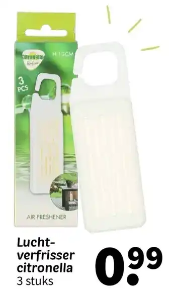 Wibra Luchtverfrisser citronella aanbieding