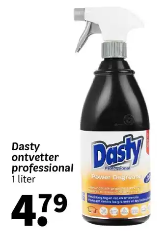 Wibra Dasty ontvetter professional aanbieding