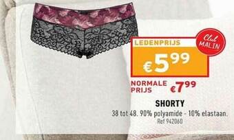 Trafic Shorty aanbieding