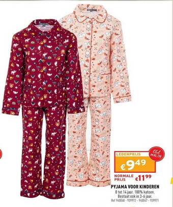 Trafic Pyjama Voor Kinderen aanbieding