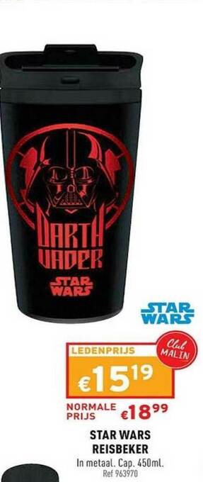 Trafic Star Wars Reisbeker aanbieding