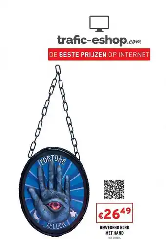 Trafic Bewengend Bord Met Hand aanbieding