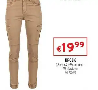 Trafic Broek 36 Tot 44 aanbieding