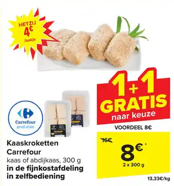 Carrefour Kaaskroketten 2 x 300g aanbieding