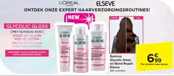 Gamma Glycolic Gloss en Bond Repair Elseve