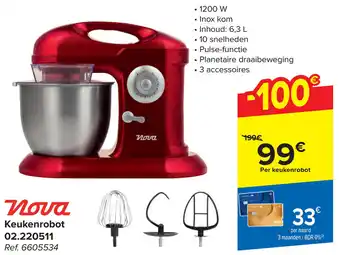 Carrefour Nova Keukenrobot aanbieding