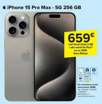 Apple iPhone 15 Pro Max - 5G 256GB