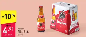 ALDI Jupiler Pils, 6 x 25cl aanbieding