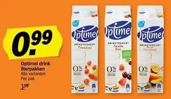 Albert Heijn Optimel Drink Literpakken aanbieding