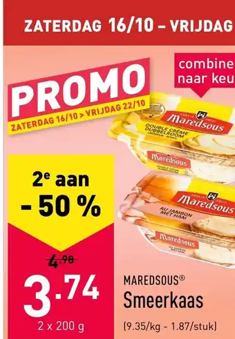 Maredsous Smeerkaas 2x200 g