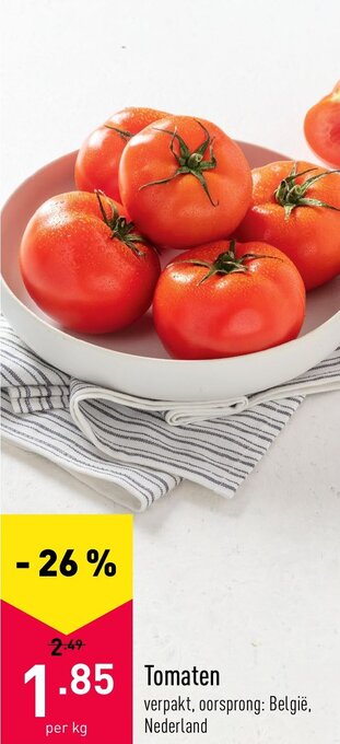 ALDI Tomaten aanbieding