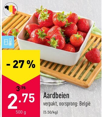 ALDI Aardbeien 500g aanbieding