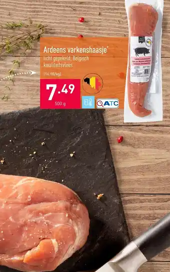 ALDI Ardeens varkenshaasje 500g aanbieding