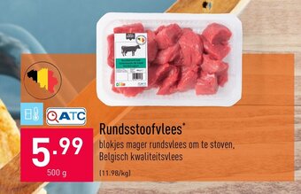 ALDI Rundsstoofvlees 500g aanbieding