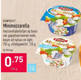 D'antellli Minimozzarella 125g