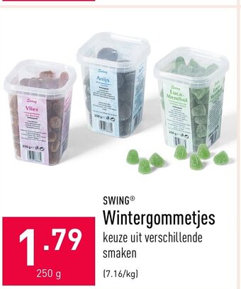ALDI Swing Wintergommetjes 250g aanbieding