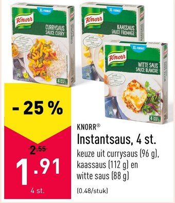 ALDI Knorr Instantsaus, 4 st. aanbieding
