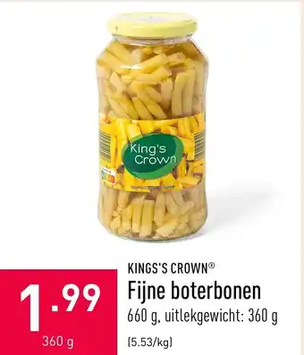 King's crown Fijne boterbonen 360g