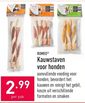 ALDI Romeo Kauwstaven voor honden aanbieding