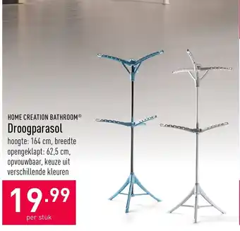 ALDI Home creation bathroom Droogparasol aanbieding