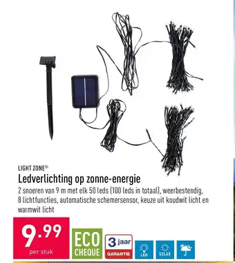 ALDI Light zone Ledverlichting op zonne-energie aanbieding