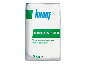 Hubo Knauf Jointfinisher pleister voor gipsplaten 5kg aanbieding