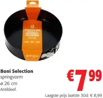 Colruyt Boni Selection springvorm aanbieding