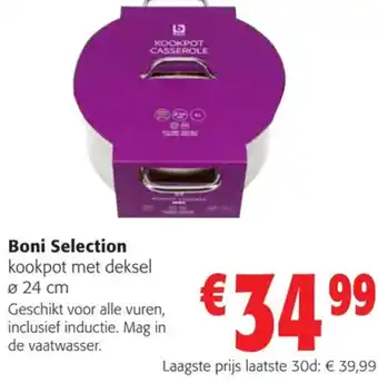 Colruyt Boni Selection kookpot met deksel aanbieding