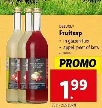 Lidl Fruitsap aanbieding