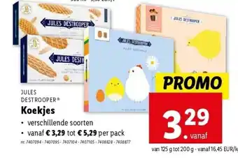 Lidl Koekjes aanbieding