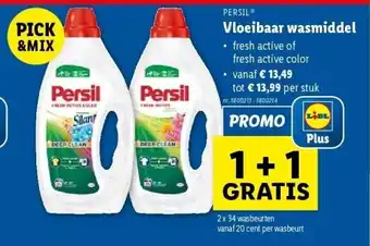 Lidl Vloeibaar wasmiddel aanbieding