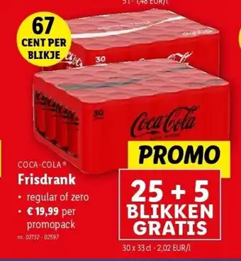 Lidl Frisdrank aanbieding