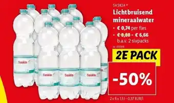 Lidl Lichtbruisend mineraalwater aanbieding