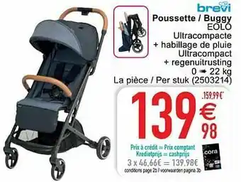 Cora Poussette - buggy eolo aanbieding