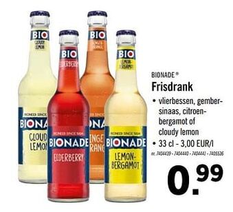 Lidl Frisdrank aanbieding