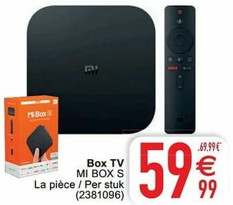 Cora Xiaomi box tv mi box s aanbieding