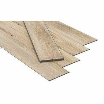 Leen Bakker PVC-vloer Senso Clic 55 Premium - Authentic Blond - Leen Bakker aanbieding