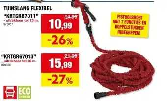 Hubo TUINSLANG FLEXIBEL “KRTGR67011” aanbieding