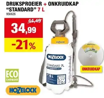 Hubo DRUKSPROEIER + ONKRUIDKAP “STANDARD” 7 L aanbieding