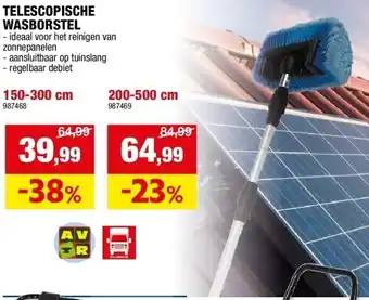 Hubo TELESCOPISCHE WASBORSTEL aanbieding