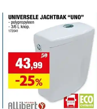 Hubo UNIVERSELE JACHTBAK “UNO” aanbieding