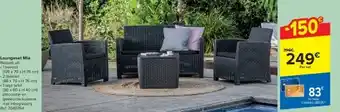 Carrefour Loungeset Mia aanbieding